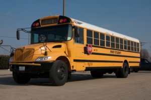 School Bus Involved Collision at Clinton and Fruit [Fresno, CA]