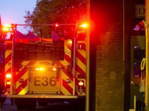 Three Injured after Garbage Truck Rolled Over on Holy Road [Harris County, TX]