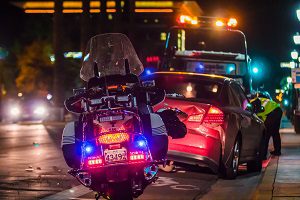 Rider Officer Injured in Three-Vehicle Accident on East Warm Springs Road and South Pecos Road [Las Vegas, NV]