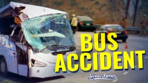 Two Injured in Bus-Sedan Collision near 63rd and Peoria Avenues [Glendale, AZ]
