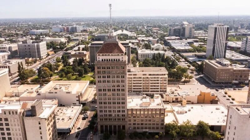 Fresno skyline