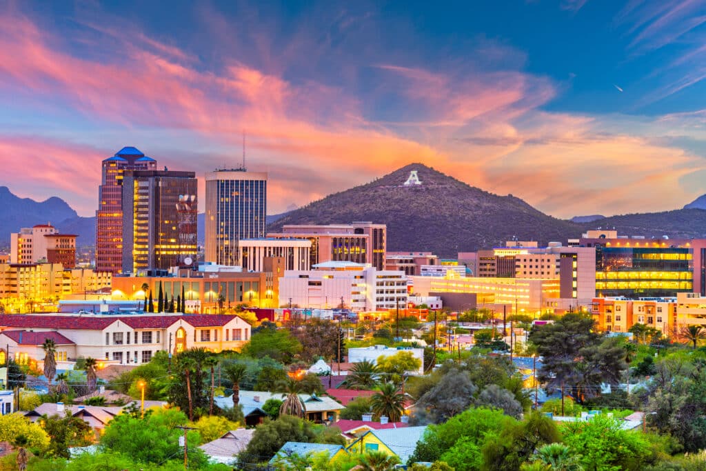 Tucson skyline