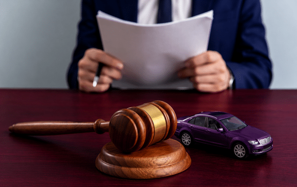 Legal consultation concept for hiring a car accident lawyer in Newport Beach.